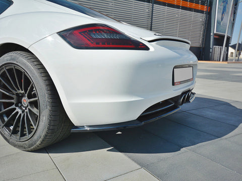 Porsche Cayman S 987C (2006-2009) Rear Side Splitters - Textured - Maxton Design