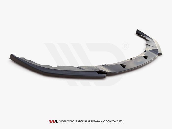 Porsche Panamera Turbo 970 Facelift (2013-2016) Front Splitter V.2 - Textured - Maxton Design