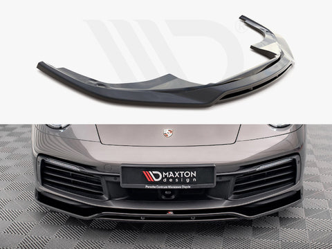 Porsche 911 Carrera 4S 992 (2019-) Front Splitter - Maxton Design