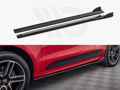 Porsche Macan GTS / Sport Design Mk1 Side Skirts Diffusers - Maxton Design