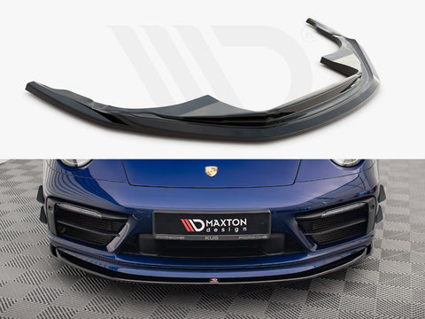 Porsche 911 Carrera Aero / Carrera GTS 992 Front Splitter V.1 - Maxton Design