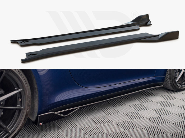 Porsche 911 Carrera Aero / Carrera GTS 992 Side Skirts Diffusers V.2 - Maxton Design