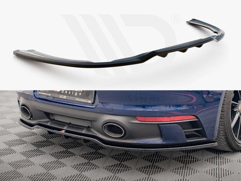 Porsche 911 Carrera Aero / Carrera GTS 992 Rear Splitter (Vertical Bars) V.1 - Maxton Design