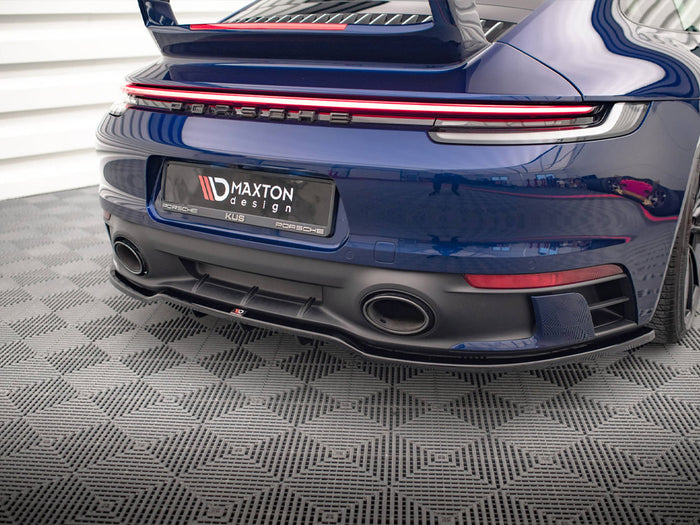 Porsche 911 Carrera Aero / Carrera GTS 992 Rear Splitter (Vertical Bars) V.1 - Maxton Design