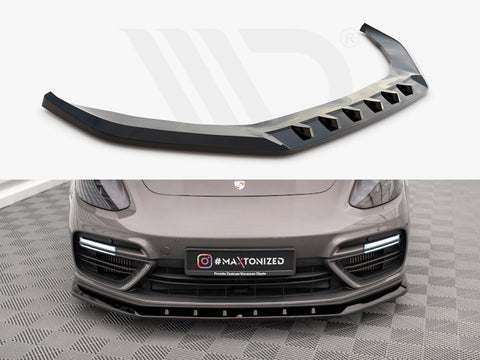 Porsche Panamera Turbo S E-Hybrid Front Splitter V.1 - Maxton Design