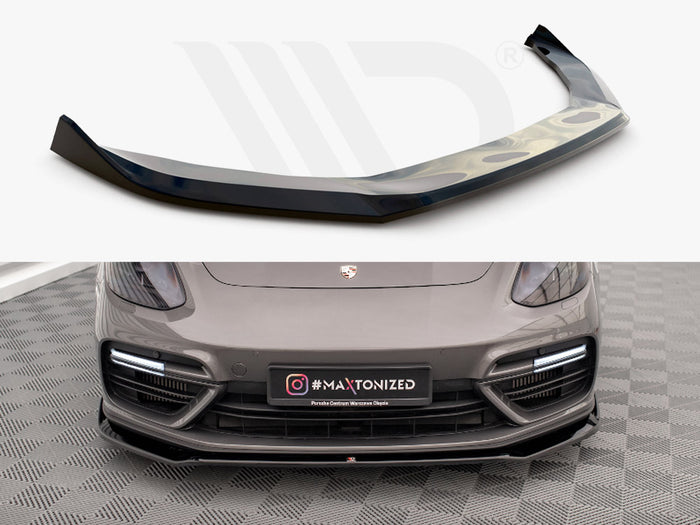 Porsche Panamera Turbo S E-Hybrid Front Splitter V.2 - Maxton Design