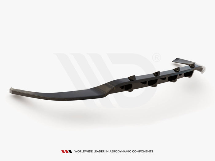 Porsche Panamera Turbo S E-Hybrid / Panamera E-Hybrid / Panamera 4S 971 Rear Splitter (Vertical Bars) - Maxton Design