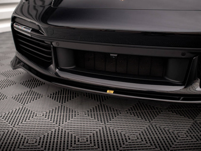 Porsche 911 Turbo S 992 Front Splitter - Maxton Design