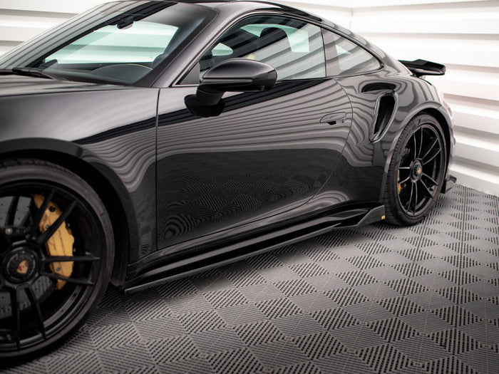 Porsche 911 Turbo S 992 Side Skirts Diffusers - Maxton Design