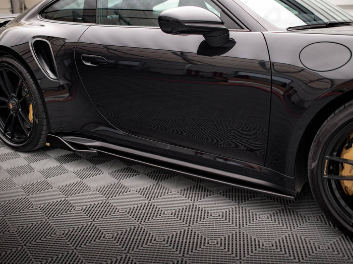 Porsche 911 Turbo S 992 Side Skirts Diffusers - Maxton Design