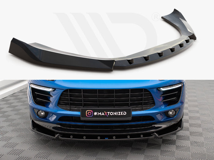 Porsche Macan Mk1 Front Splitter V.2 - Maxton Design