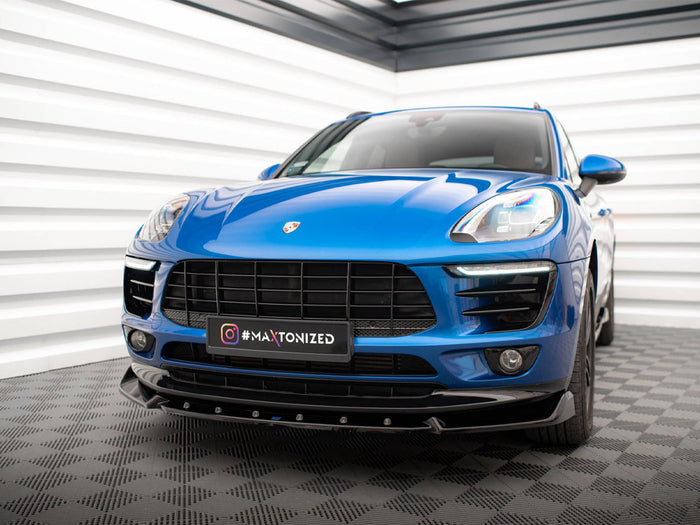 Porsche Macan Mk1 Front Splitter V.2 - Maxton Design