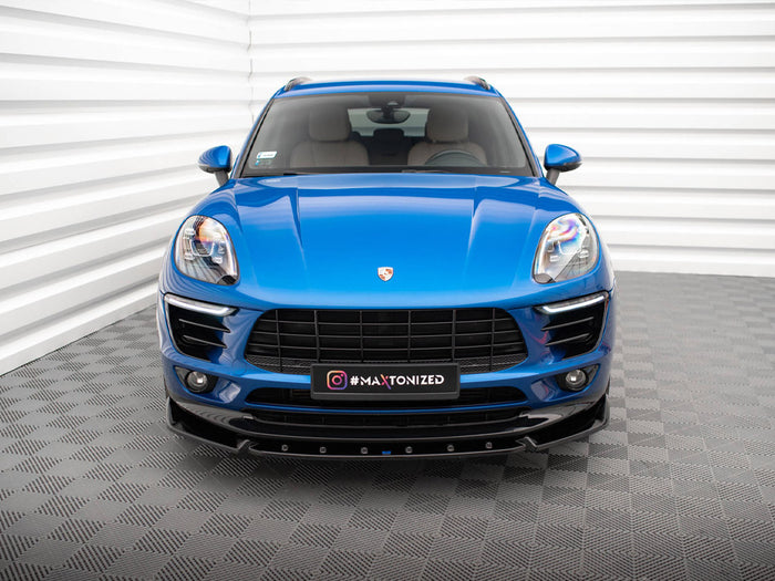 Porsche Macan Mk1 Front Splitter V.2 - Maxton Design