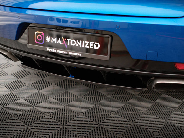 Porsche Macan Mk1 Central Rear Splitter - Maxton Design