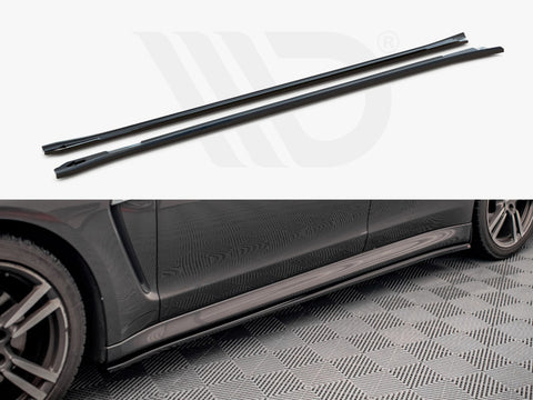 Porsche Panamera / Panamera Diesel / Panamera Turbo 970 Side Skirts Diffusers V.2 - Maxton Design