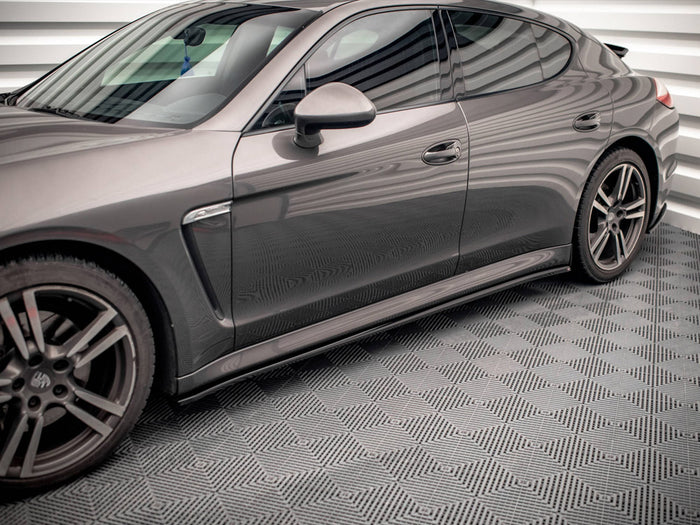 Porsche Panamera / Panamera Diesel / Panamera Turbo 970 Side Skirts Diffusers V.2 - Maxton Design