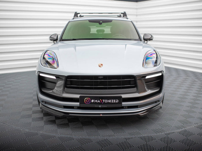 Porsche Macan Mk1 Facelift 2 Front Splitter - Maxton Design