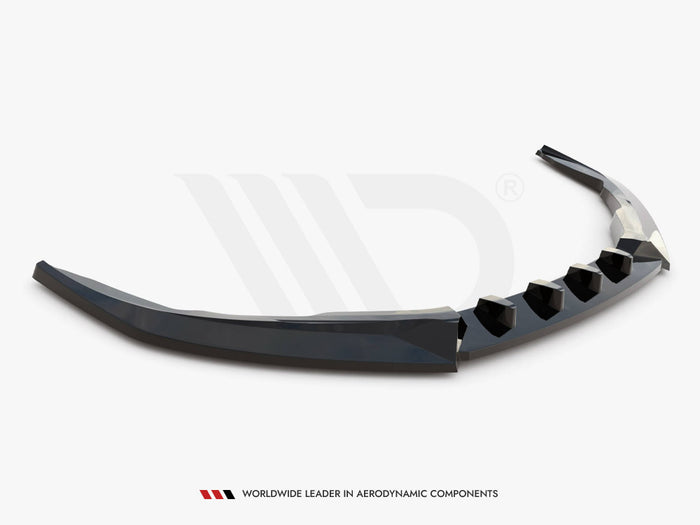 Porsche 718 Cayman 982c Front Splitter V.1 - Maxton Design