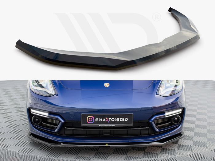 Porsche Panamera E-Hybrid 971 Facelift Front Splitter V.1 - Maxton Design