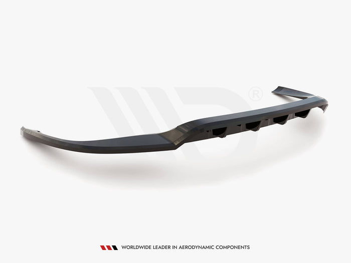 Porsche Panamera E-Hybrid 971 Facelift Rear Splitter (Vertical Bars) - Maxton Design