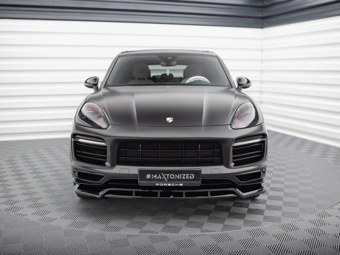 Porsche Cayenne Sport Design Mk3 Front Splitter - Maxton Design