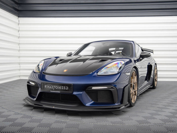 Porsche 718 Cayman GT4 RS 982c Front Splitter - Maxton Design