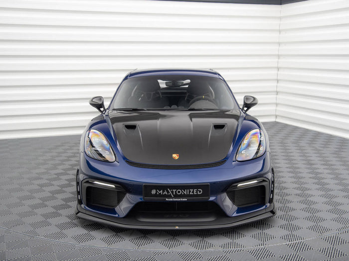 Porsche 718 Cayman GT4 RS 982c Front Splitter - Maxton Design