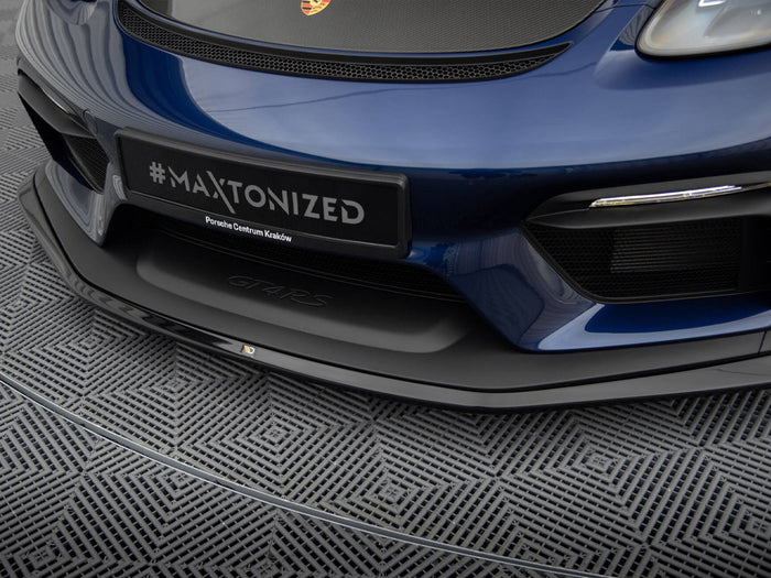 Porsche 718 Cayman GT4 RS 982c Front Splitter - Maxton Design