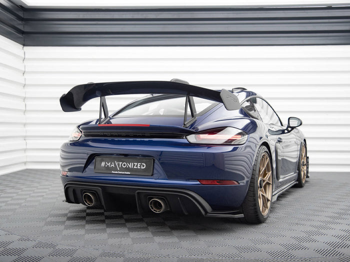 Porsche 718 Cayman GT4 RS 982c Rear Side Splitters - Maxton Design