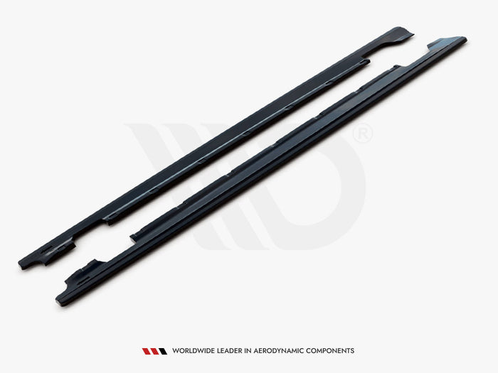 Porsche Panamera GTS 971 Side Skirts Diffusers - Textured - Maxton Design