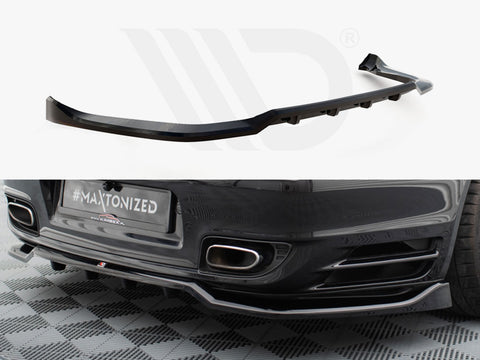 Porsche 911 Turbo 997 Rear Splitter (Vertical Bars) - Maxton Design