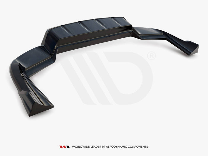 Porsche Cayenne Coupe Mk3 Rear Splitter (Vertical Bars) - Maxton Design