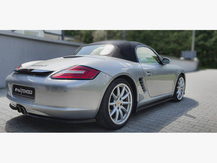 Porsche Boxster 987 Rear Side Splitters - Maxton Design