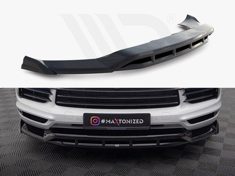 Porsche Cayenne Coupe Mk3 Front Splitter - Maxton Design