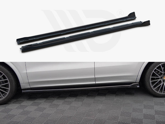 Porsche Cayenne Coupe Mk3 Side Skirts Diffusers - Maxton Design