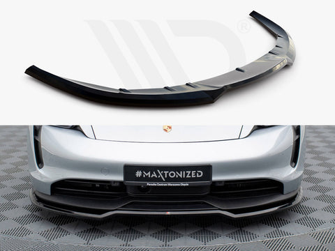 Porsche Taycan / Taycan 4 / Taycan 4S / Taycan GTS Mk1 Front Splitter - Maxton Design