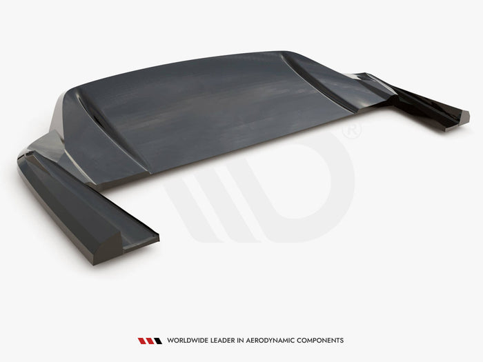 Porsche Taycan / Taycan 4 / Taycan 4S / Taycan GTS Mk1 Rear Splitter (Vertical Bars) - Maxton Design