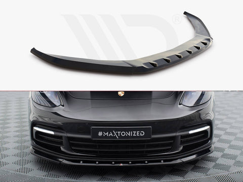 Porsche Panamera E-Hybrid / Panamera 4S 971 Front Splitter V.1 - Maxton Design