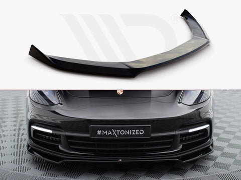 Porsche Panamera E-Hybrid / Panamera 4S 971 Front Splitter V.2 - Maxton Design