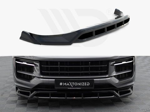 Porsche Cayenne Cayenne SUV / Coupe Mk3 Facelift Front Splitter - Maxton Design