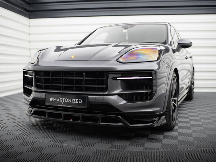 Porsche Cayenne Cayenne SUV / Coupe Mk3 Facelift Front Splitter - Maxton Design