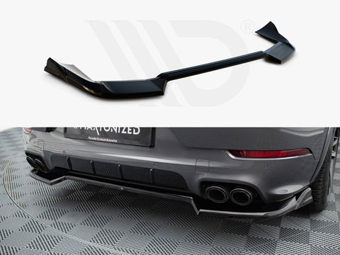 Porsche Cayenne SUV / Coupe Mk3 Facelift Rear Splitter - Maxton Design