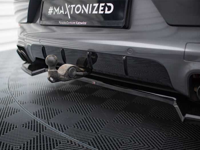 Porsche Cayenne SUV / Coupe Mk3 Facelift Rear Splitter - Maxton Design