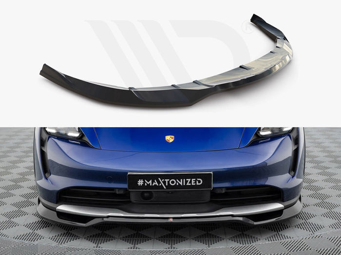 Porsche Taycan Cross Turismo 4S Front Splitter - Maxton Design