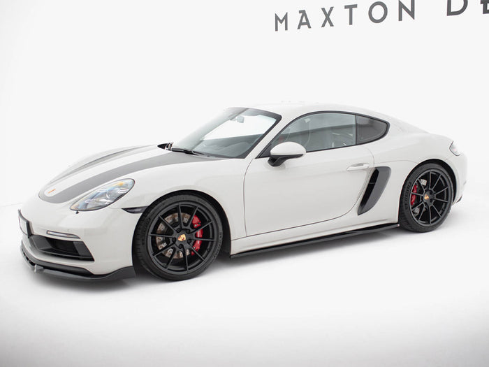 Porsche 718 Cayman GTS 982c Side Skirts Diffusers - Maxton Design