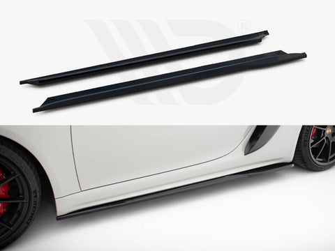 Porsche 718 Cayman GTS 982c Side Skirts Diffusers - Maxton Design