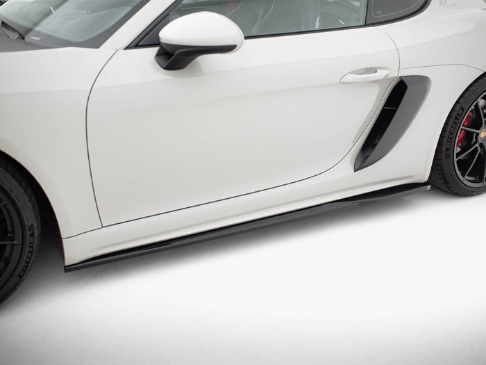 Porsche 718 Cayman GTS 982c Side Skirts Diffusers - Maxton Design