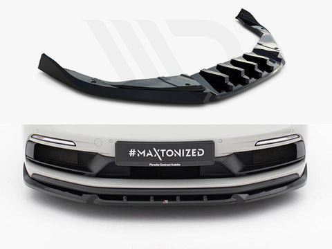 Porsche 718 Cayman GTS 982c Front Splitter V.2 - Maxton Design