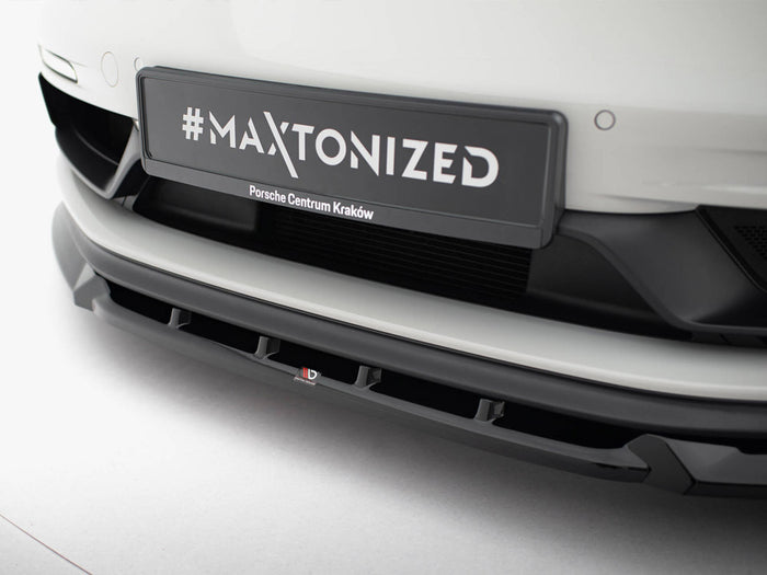 Porsche 718 Cayman GTS 982c Front Splitter V.2 - Maxton Design