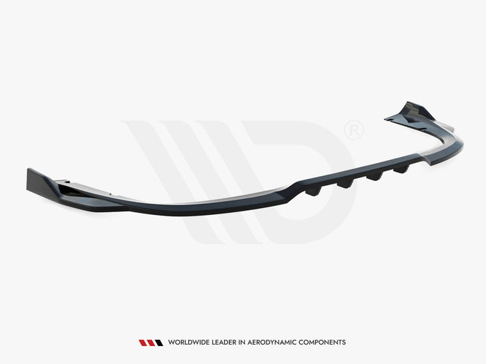 Porsche 911 Turbo S Sport Package 992 Rear Splitter (Vertical Bars) - Maxton Design